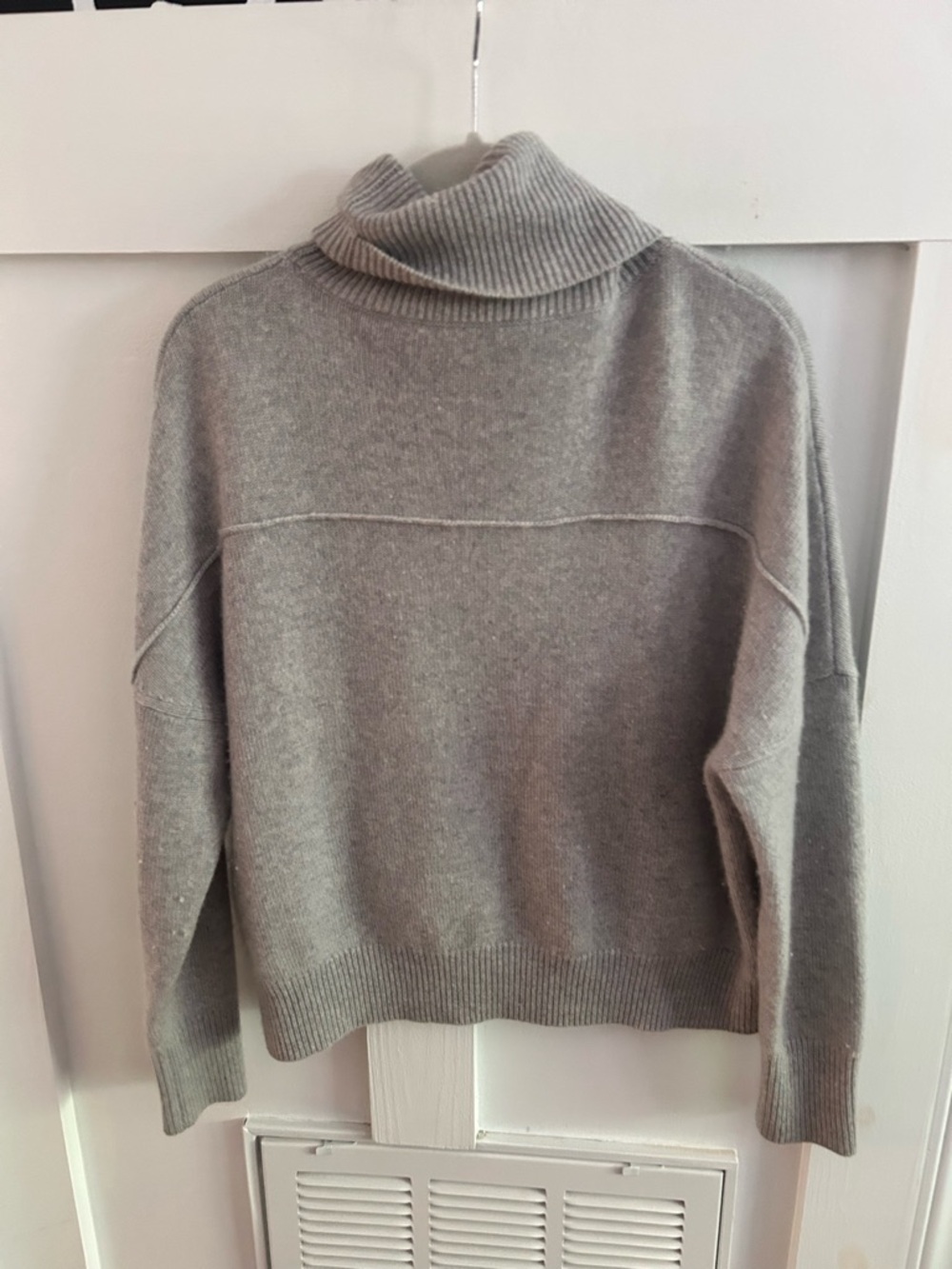 NakedCashmere Gray Turtleneck Sweater Cozy Pullover XS - Picture 3 of 3